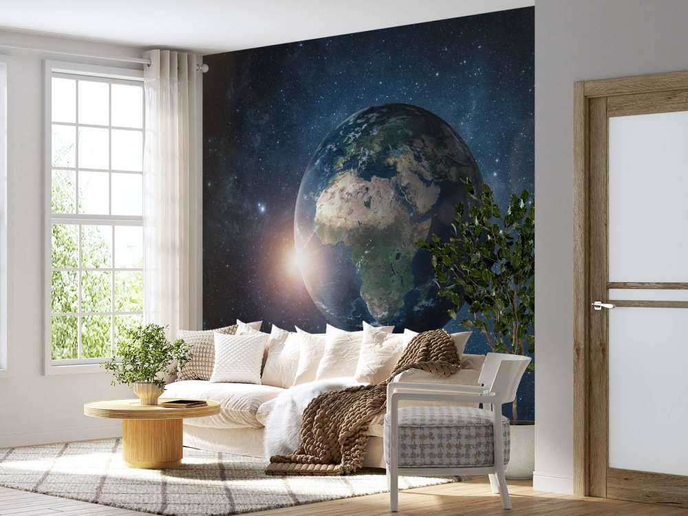 Uitzicht op de aarde