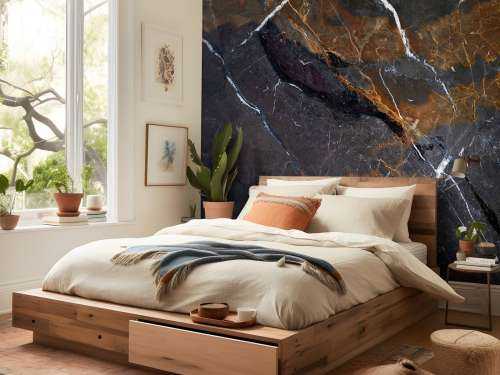 Marmer met warme kleuren