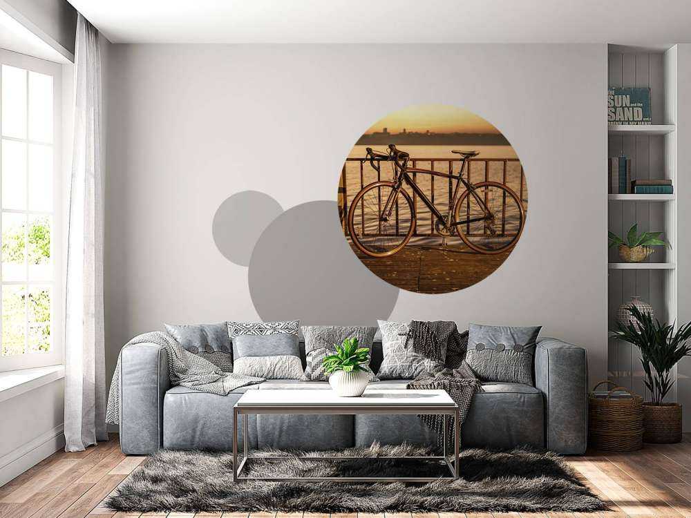 Racefiets aan het water