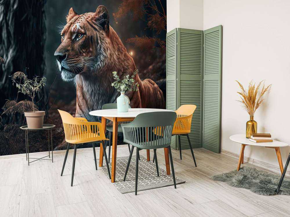 Illustratie van een leeuw