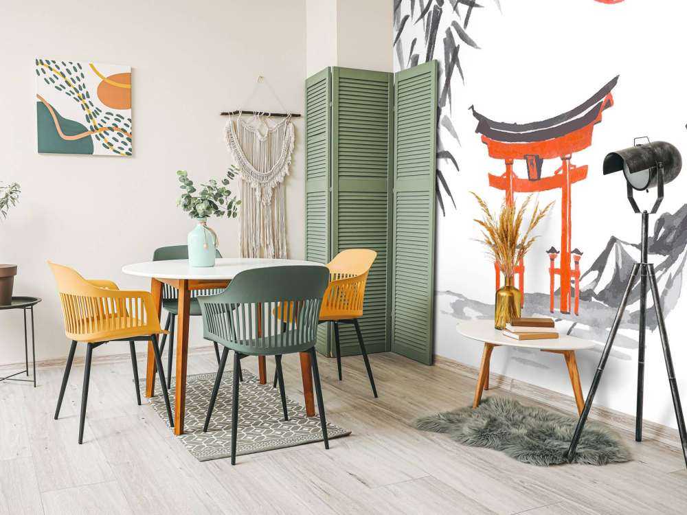 Japanse tekening van Miyajima