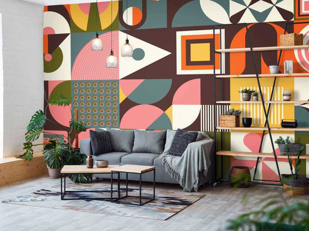 Kleurrijke abstracte vormen