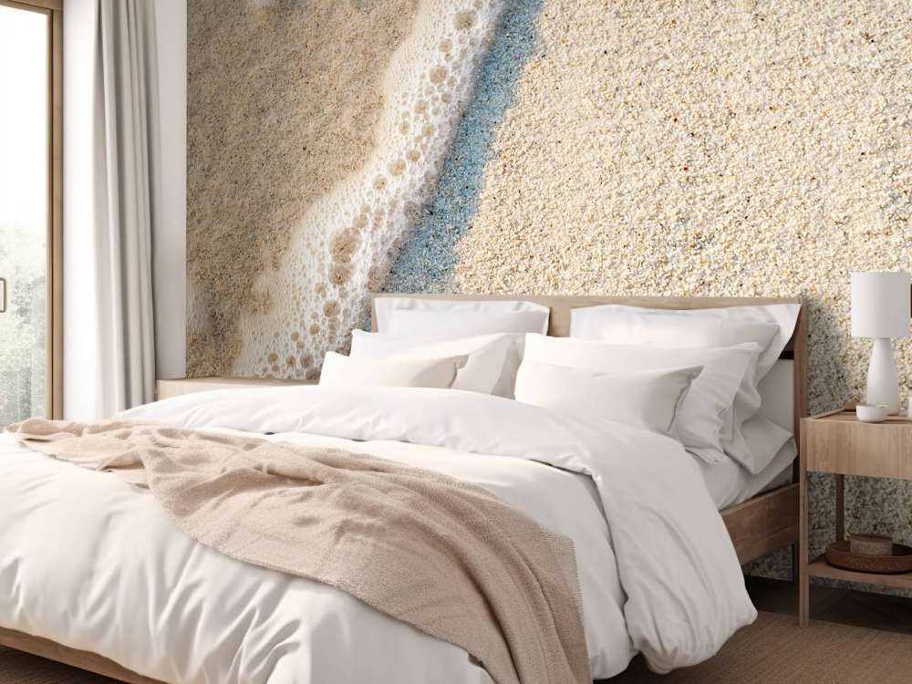 Minimalistisch strand afbeelding