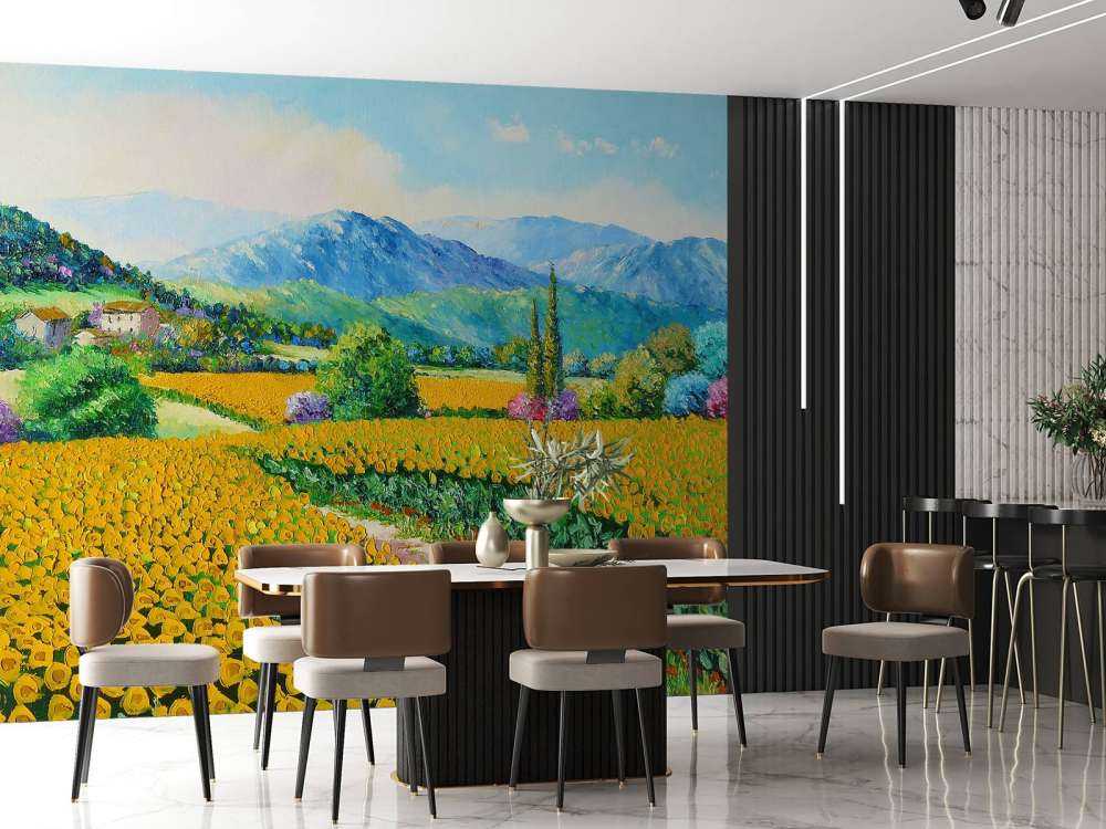 Sunflowers in the valley