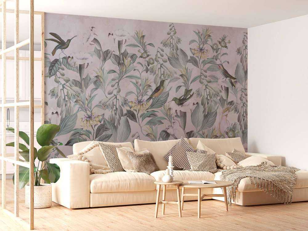 Ethereal Birdsong Blossom - Muted Elegance