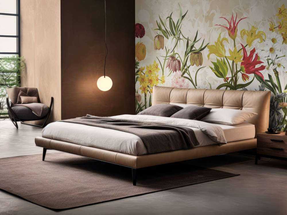 Spring Flowers - Warm Honey Beige