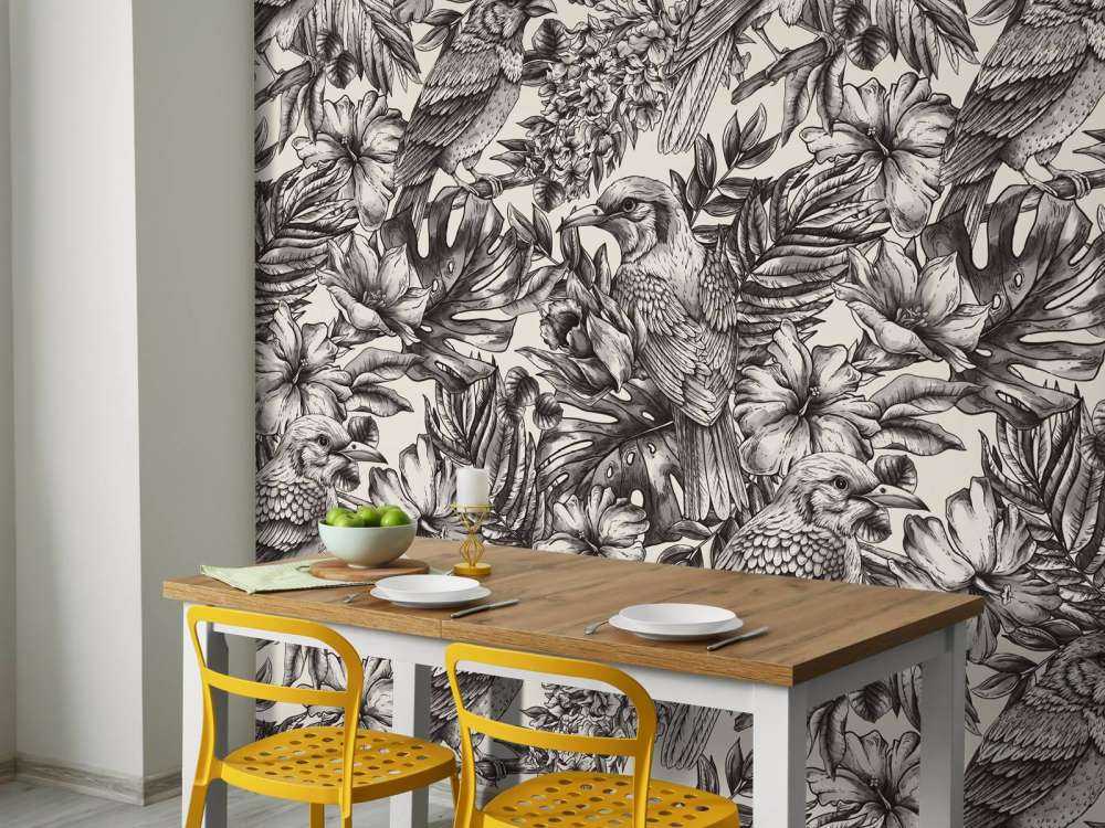 Florale Vogel Symfonie