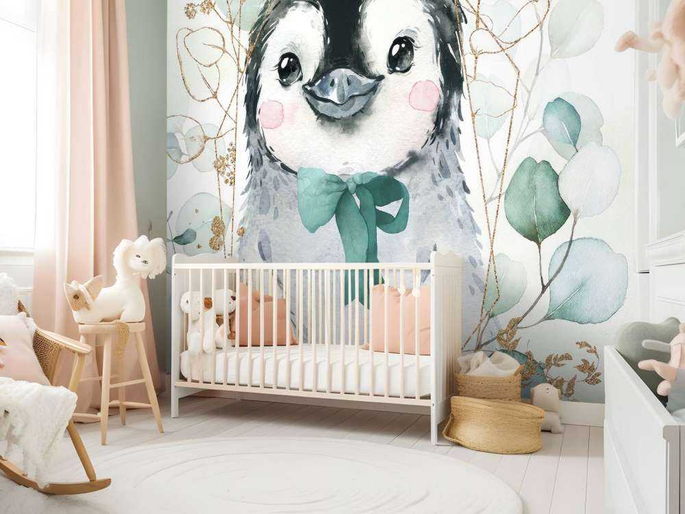 Dwergpinguïn en groene boog