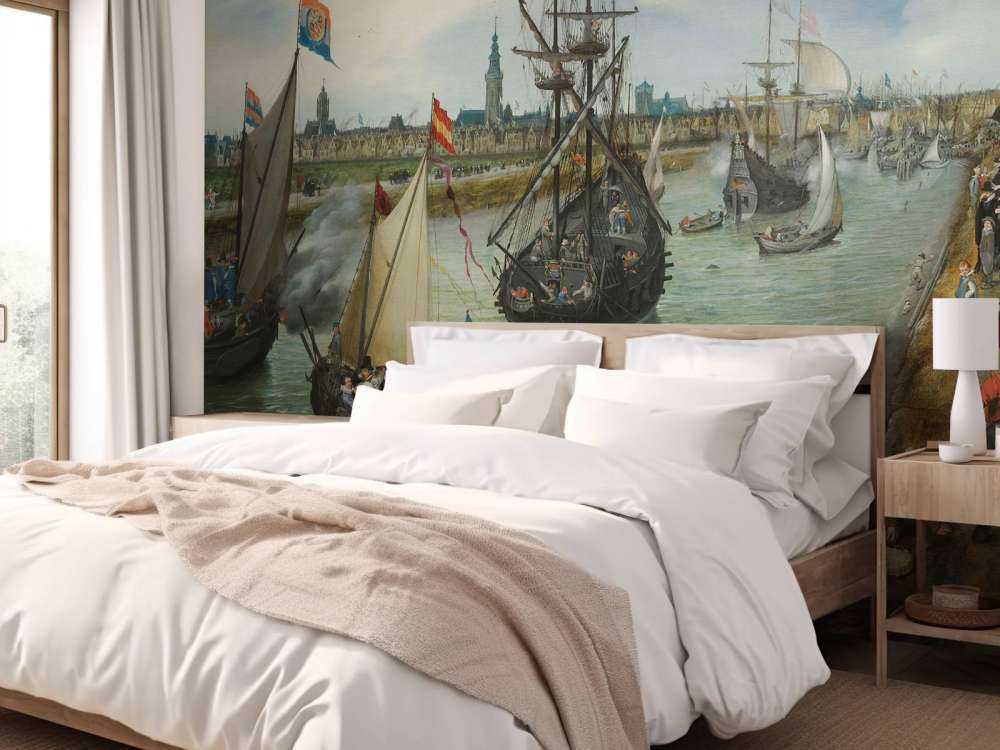 Het vertrek van een hoogwaardigheidsbekleder uit Middelburg