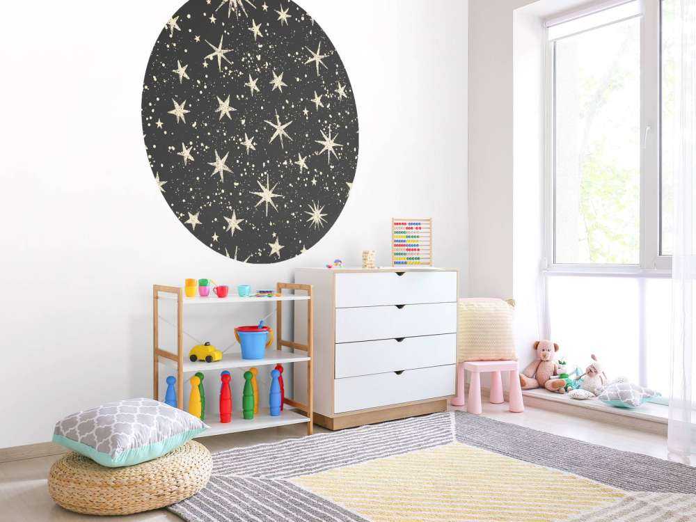 Sprankelende vintage sterrennacht