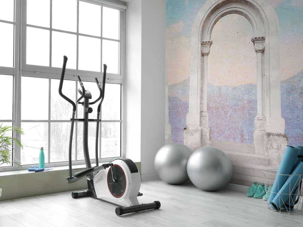 Klassieke bogen naar pastelhemel