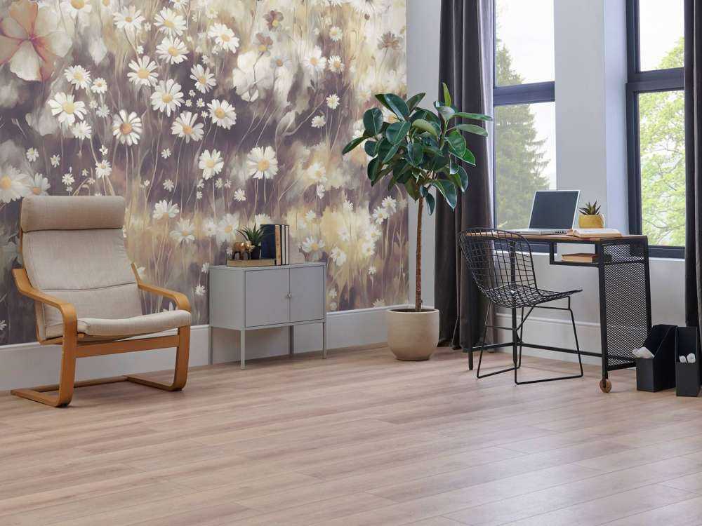 Lush Greenery of Summer Golden Brown