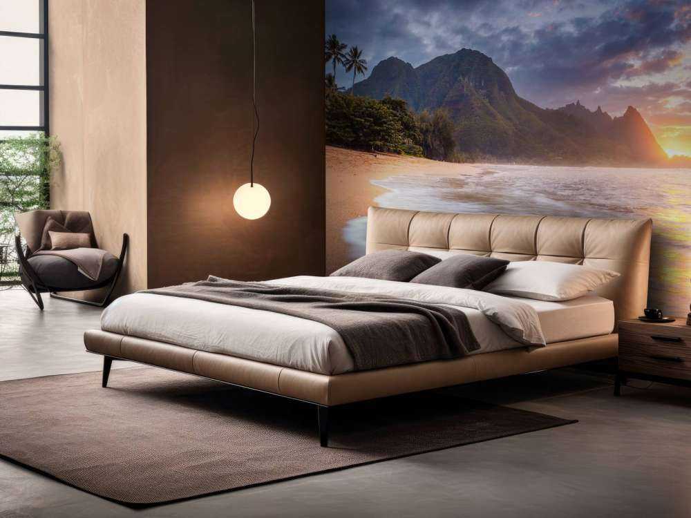 Zonsondergang aan tropisch strand