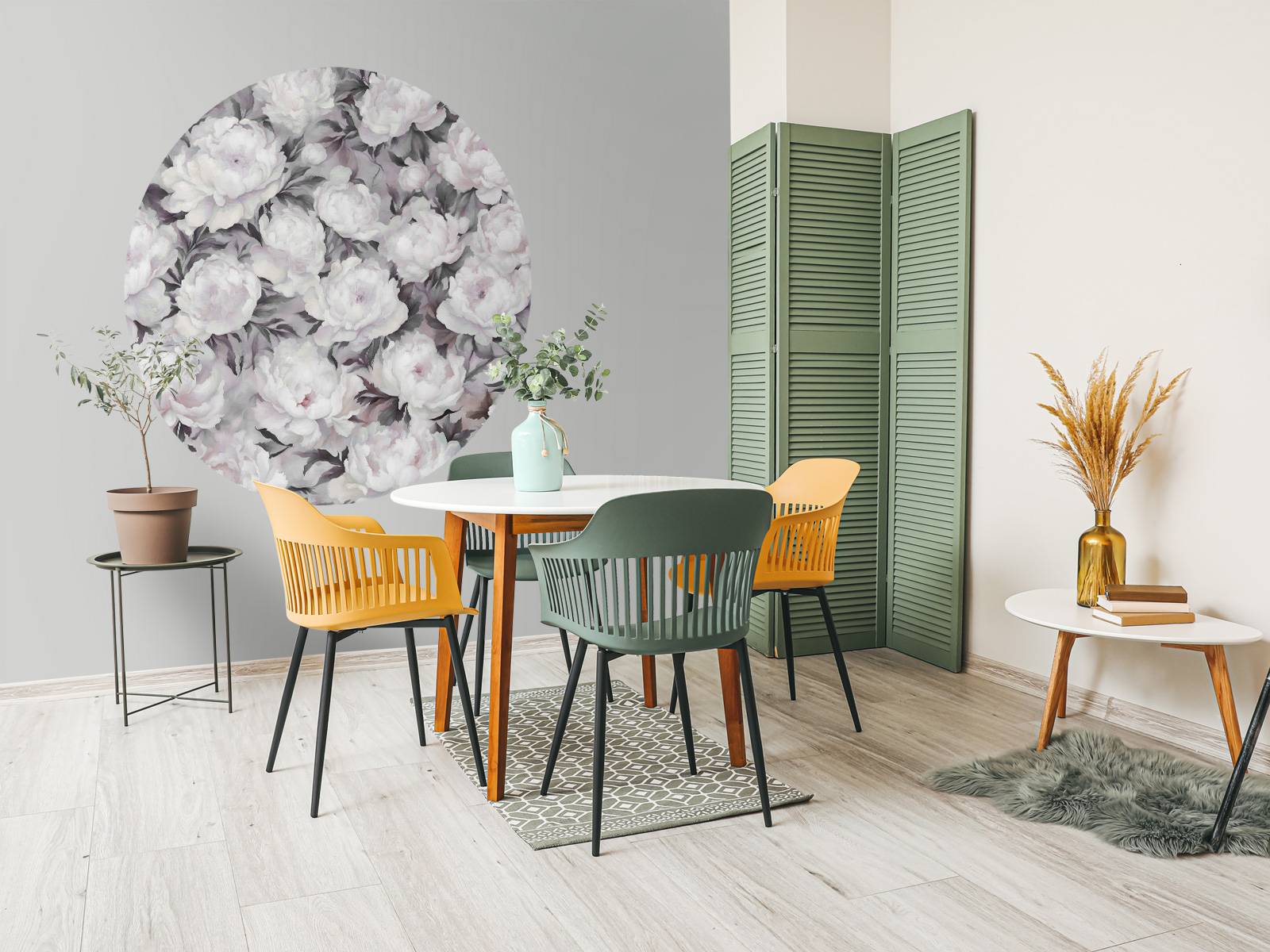 Peonie`s Wall Black