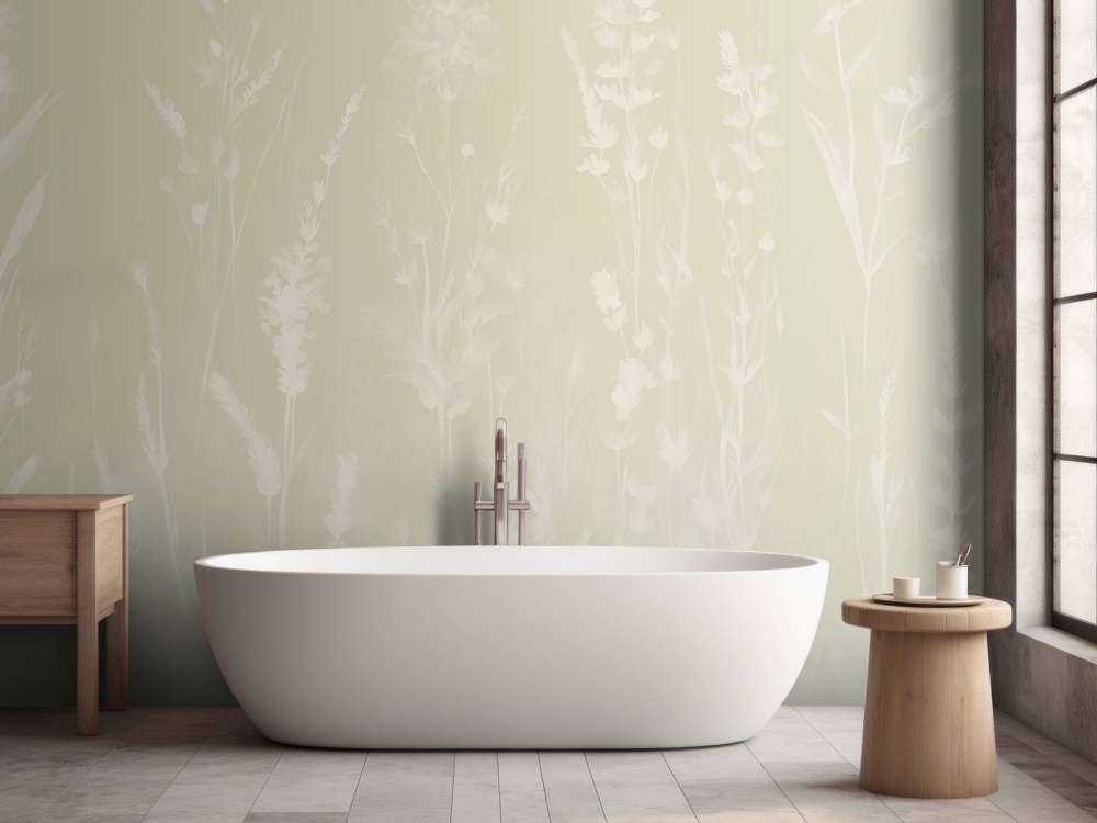 Lavender Glade Seamless Sage Green