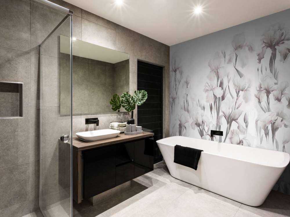 Irises Dance Seamless Soft Gray