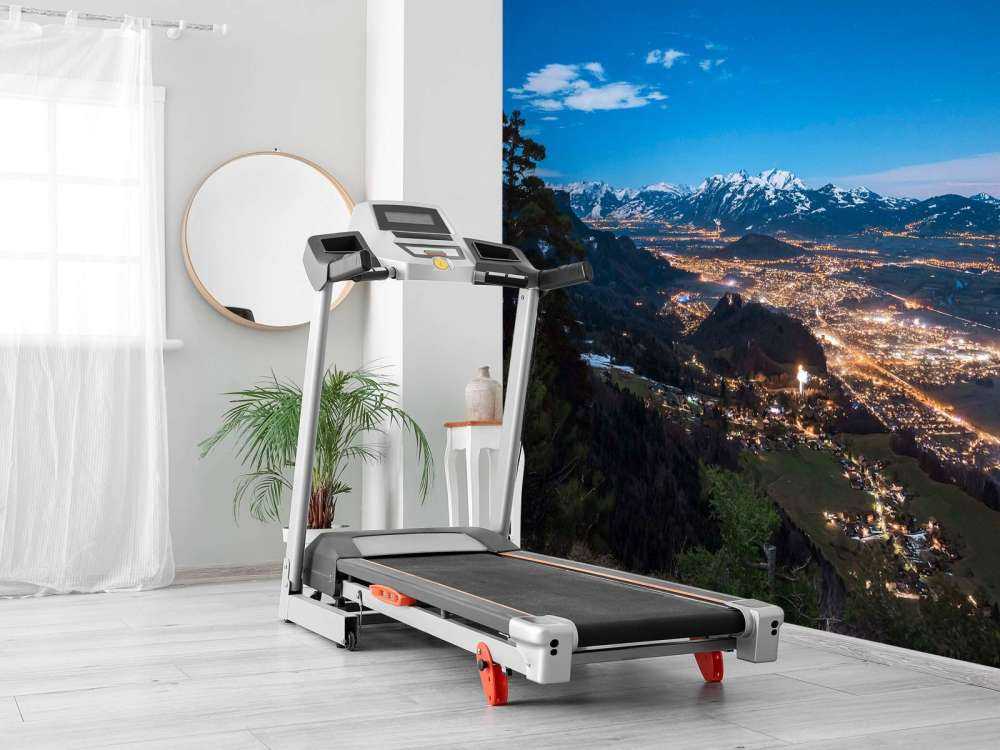 Nachtzicht over alpendalstad