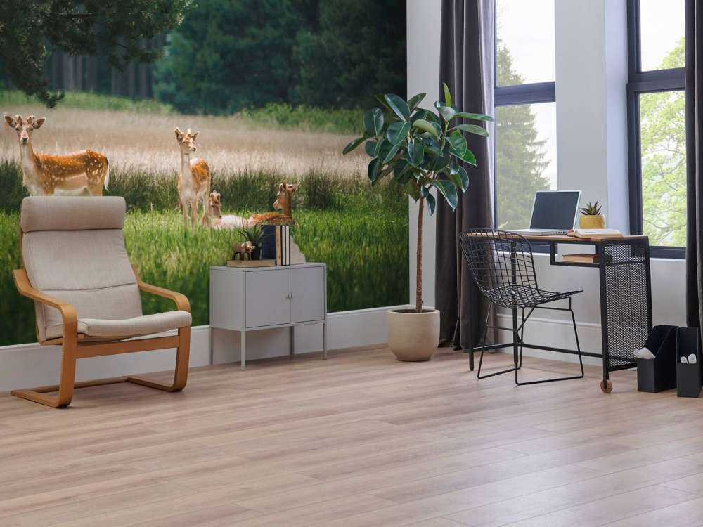 Vredige Weide met Wilde Hertjes