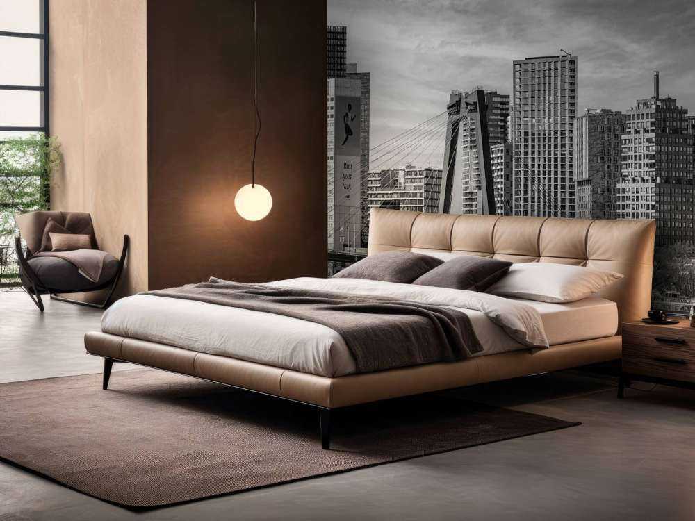 Zwart-Wit Skyline met Willemsbrug