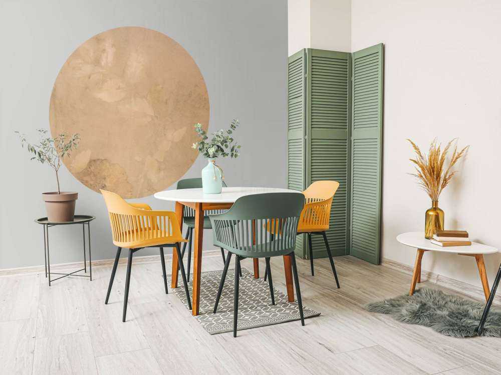 Weegbree en wilde geranium - sepia