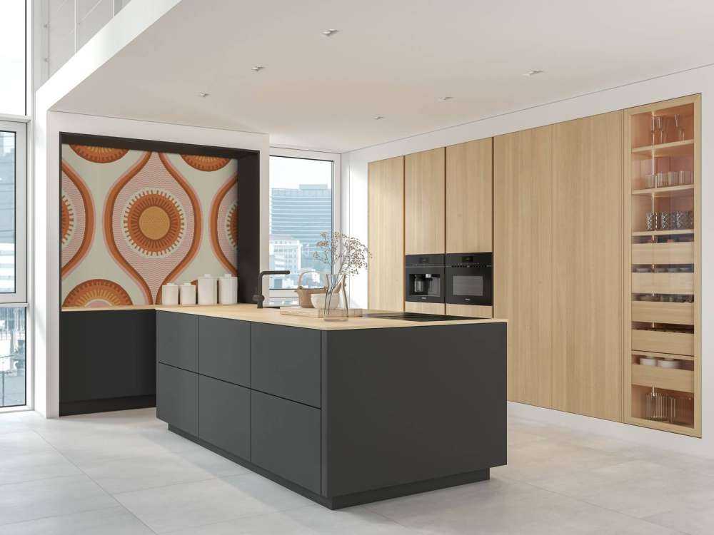 Warme zonnespiralen in retrostijl