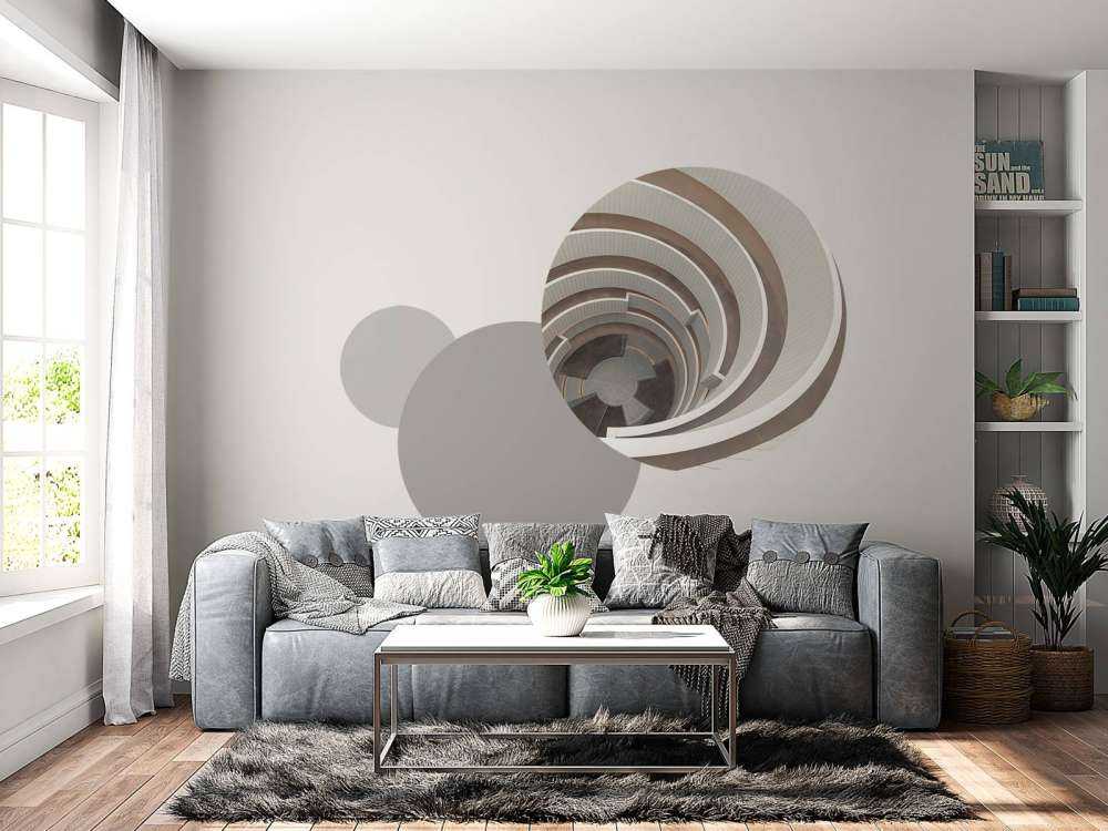 Pathway through the autumn forest