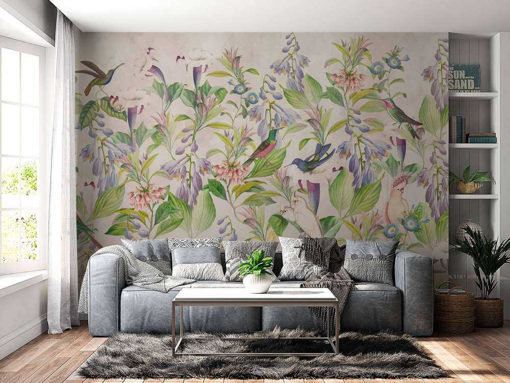 Ethereal Birdsong Blossoms - Pastel Paradise