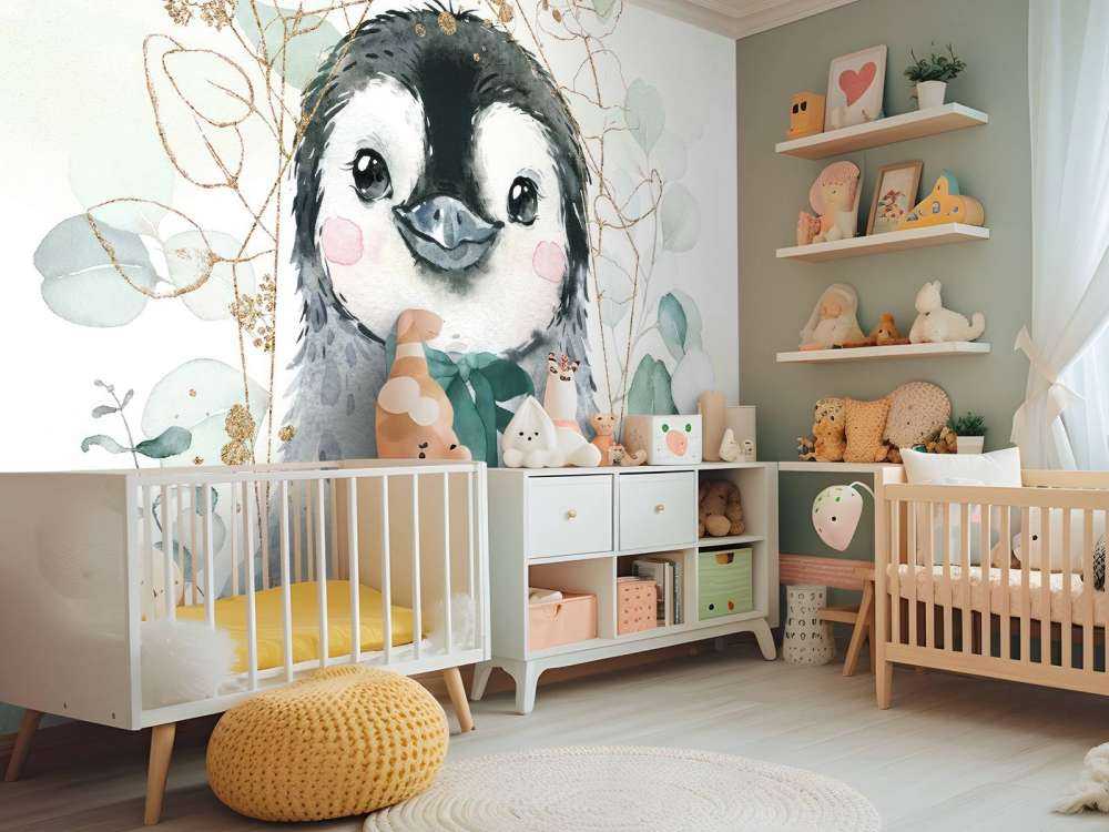 Dwergpinguïn en groene boog