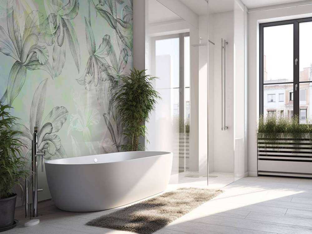 Watercolor Orchid Harmony