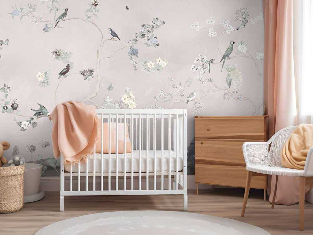 Birds in Garden Panorama 10