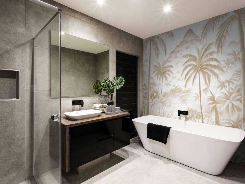 Tropische Bergoase, taupe