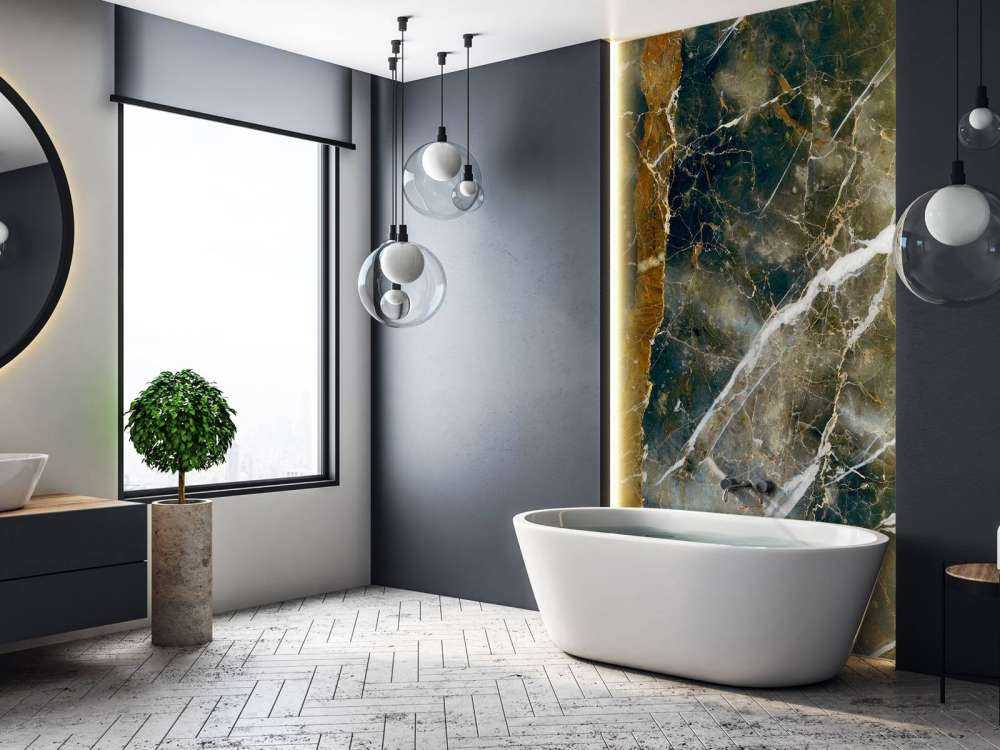 Marmer met wolken structuur