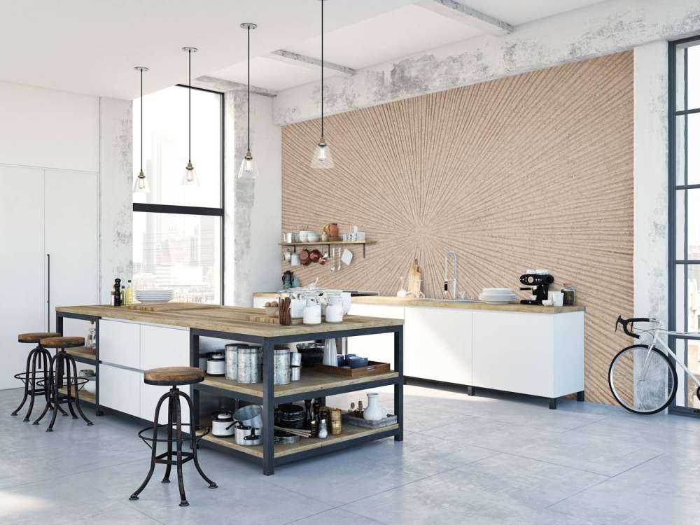 Structuur met lijnen in beige