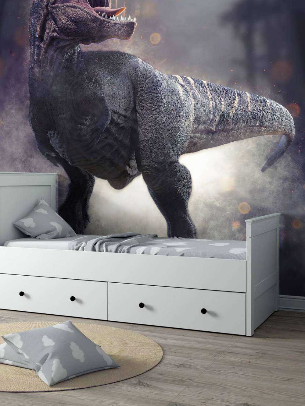 Tyrannosaurus Rex tijdens de nacht