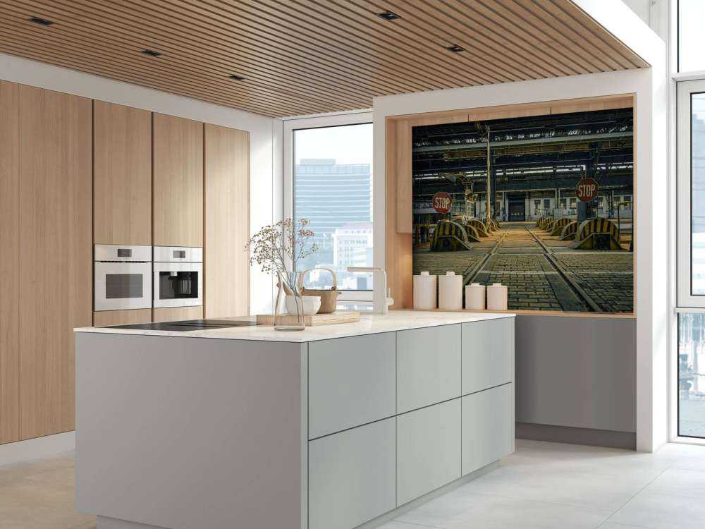 Verlaten industrie hal