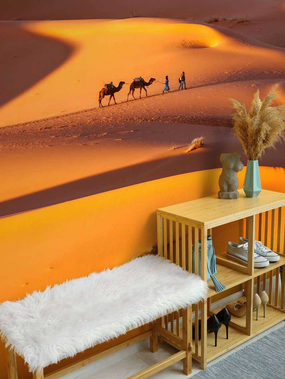 Bovenaanzicht woestijn