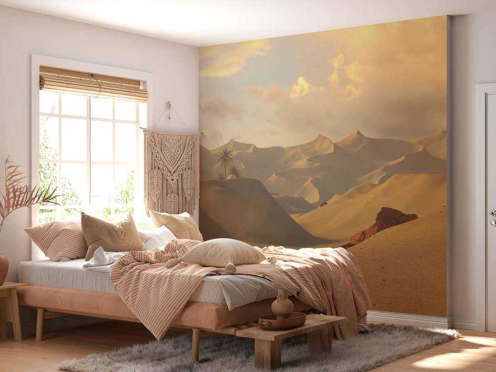 Golden hour in de woestijn