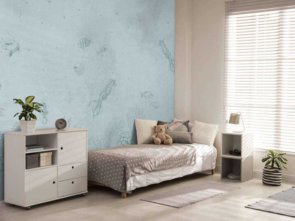 Inktvissen zee blauw