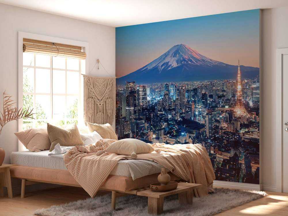 Tokyo bij zonsondergang