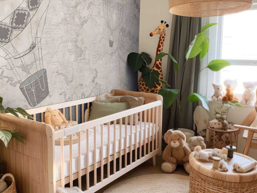 Luchtballonnen met een uitzicht