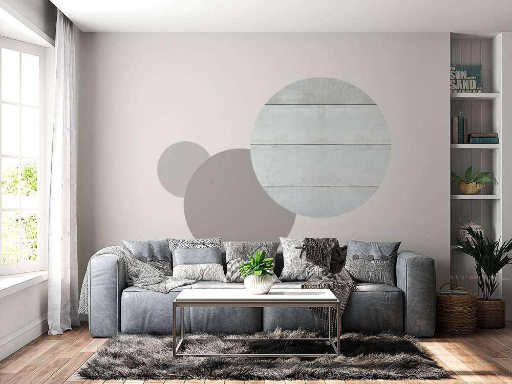 Panorama betonnen muur