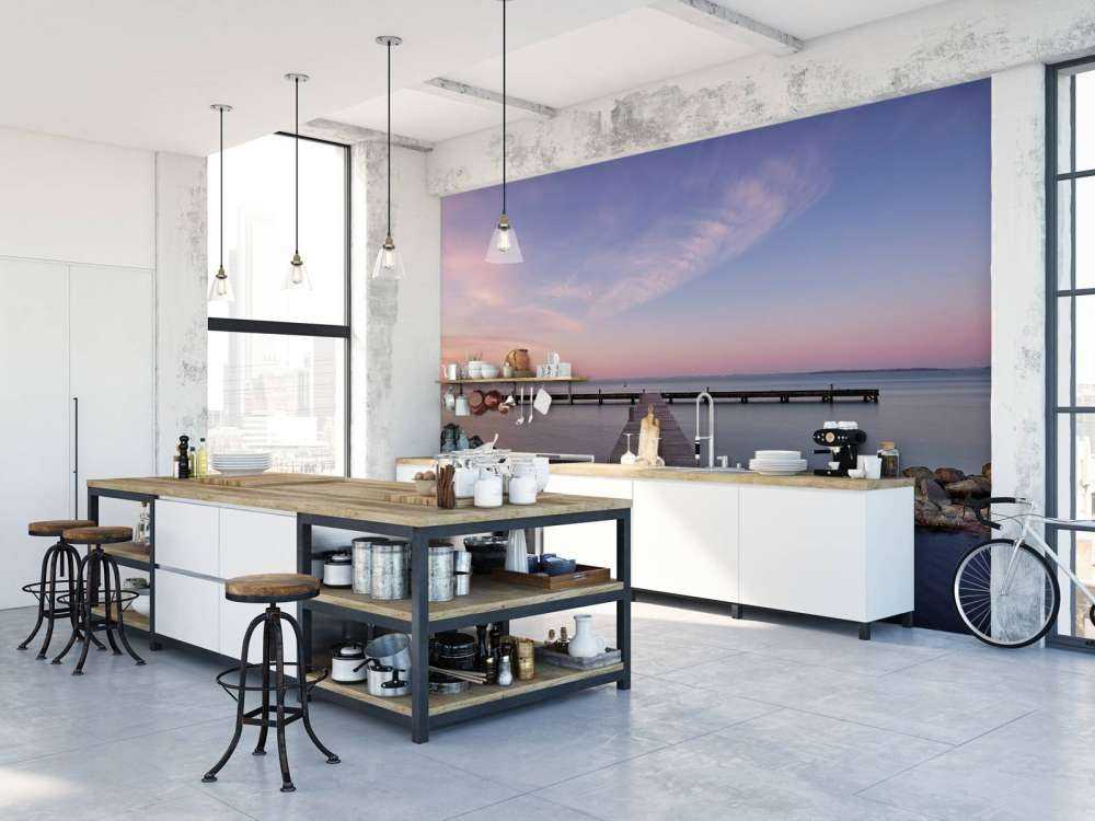 Steiger bij zonsopkomst