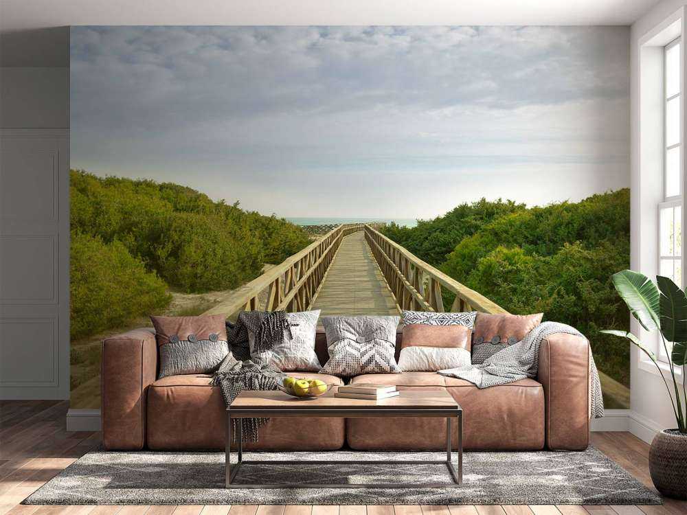 Steiger naar het strand