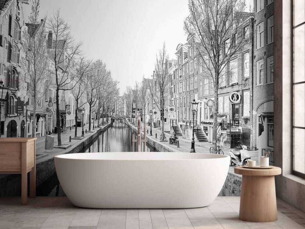Amsterdam in zwart wit