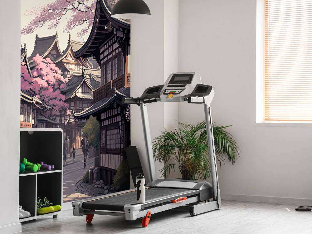 Kyoto huis onder Sakura bomen