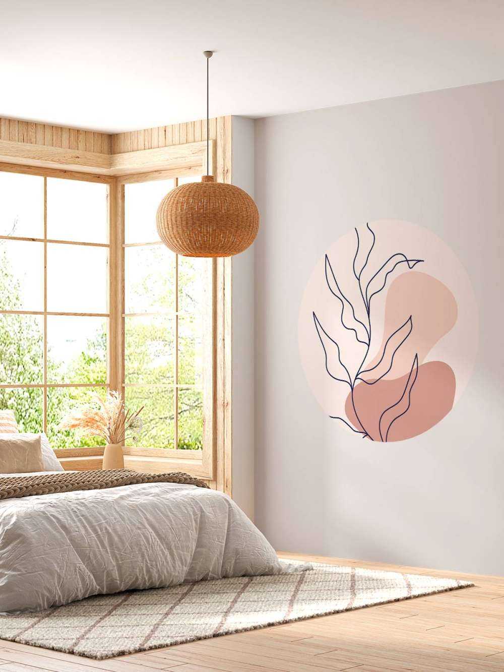 Abstracte plant en vormen