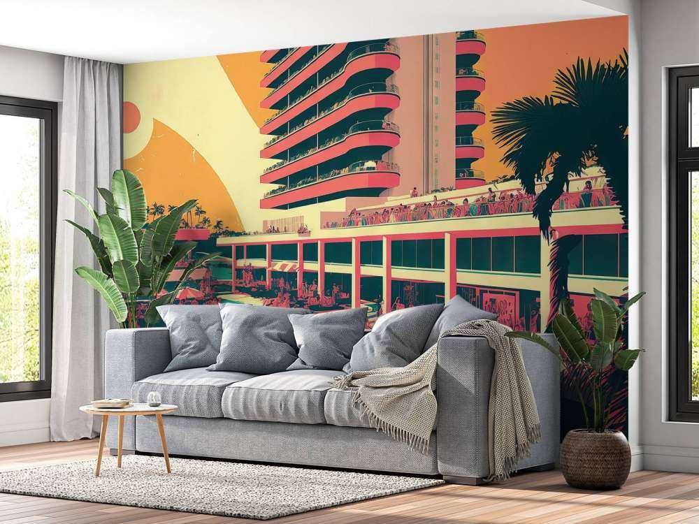 Resort illustratie