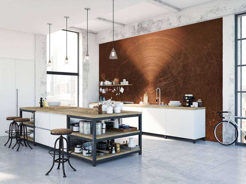 Oude koper textuur