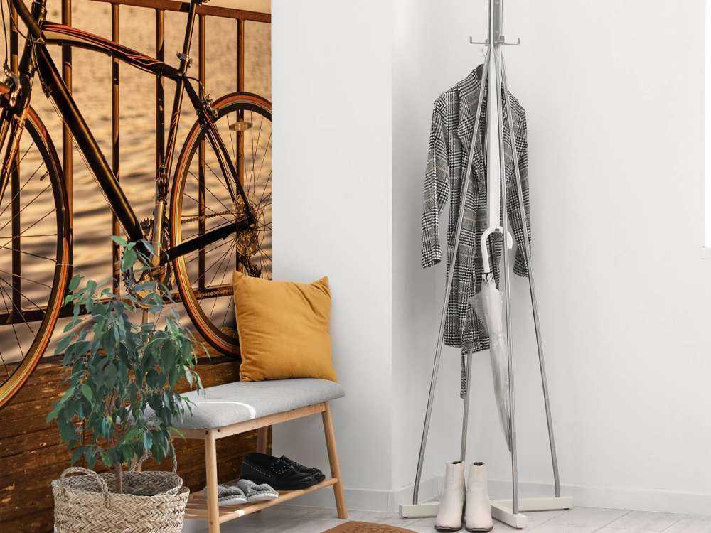 Racefiets aan het water