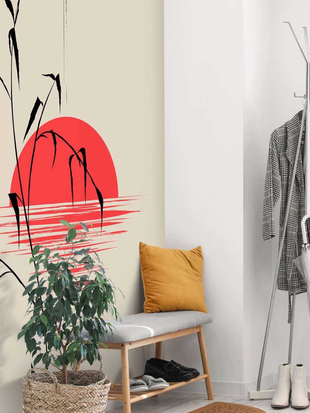 Zonsondergang illustratie